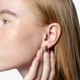 Pendientes gota de oro amarillo 18K