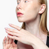 Sortija fancy oro 18K