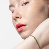 Pulsera barbada oro amarillo 18K