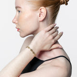 Pulsera calabrote oro amarillo 18K