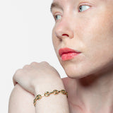 Pulsera calabrote oro amarillo 18K