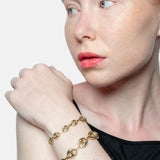 Pulsera calabrote oro amarillo 18K