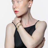 Pulsera calabrote oro amarillo 18K