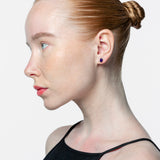 Pendientes con piedra talla oval