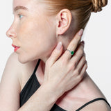 Sortija Esmeralda con trapecios