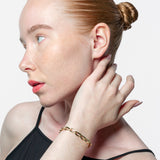 Pulsera eslabones oval oro amarillo 18K