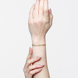 Pulsera 3x1 oro amarillo 18K