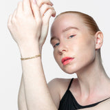 Pulsera 3x1 oro amarillo 18K