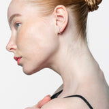 Aros con diamantes talla princesa