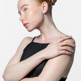 Aros de oro de 18K con brillantes