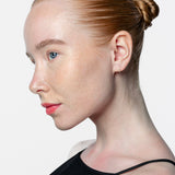 Aros de oro de 18K con brillantes