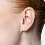 Aros de oro de 18K con brillantes