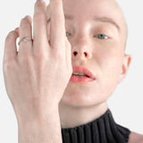 Solitario oro 18K cuatro garras abierto