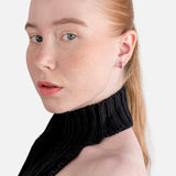 Aros con piedra de color y diamantes