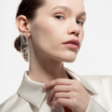 Pendientes oro blanco y diamantes