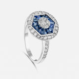 Sortija roseta engaste invisible