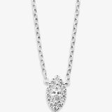 Colgante diamante talla marquís