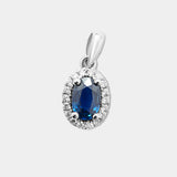 Colgante piedra de color talla oval