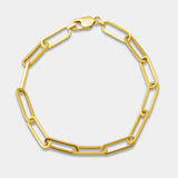 Pulsera eslabones oro amarillo 18K