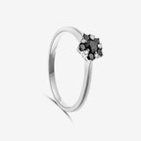 Sortija diamantes negros