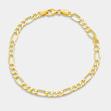 Pulsera 3x1 oro amarillo 18K
