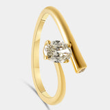 Sortija fancy oro 18K