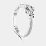 Sortija con diamantes talla taípe