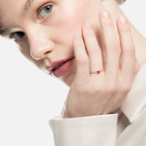 Sortija con piedra central talla princesa