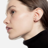 Pendientes oro rosa con Amatistas