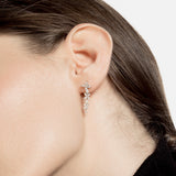 Pendientes con diamantes en talla Marquís