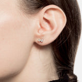 Pendientes combinación de diamantes talla pera