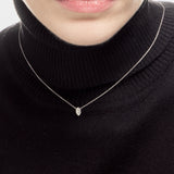 Colgante diamante talla marquís