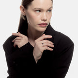 Sortija zafiro cabujón talla oval