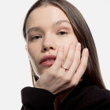 Sortija piedra oval 4x3