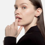 Aros con diamante central